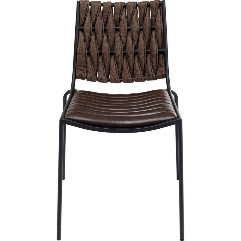 Chair Two Face Dark Brown